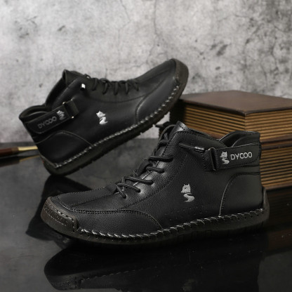 ⏰Promotion - 70% OFF🔥Women's Casual Breathable Leather Non-slip Waterproof Slip-On Orthopedic Boots - Improve Posture and Get Rid of Painless Walking and Standing