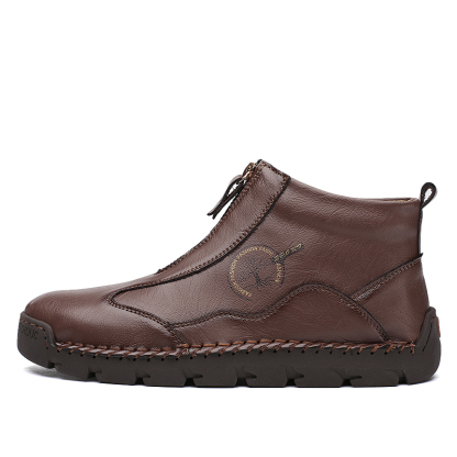 ⏰Promotion - 70% OFF🔥Women's Casual Leather Non-slip Breathable Slip-On Cycling Orthopedic Boots - Improve Posture and Get Rid of Painless Walking and Standing