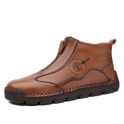 ⏰Promotion - 70% OFF🔥Women's Casual Leather Non-slip Breathable Slip-On Cycling Orthopedic Boots - Improve Posture and Get Rid of Painless Walking and Standing