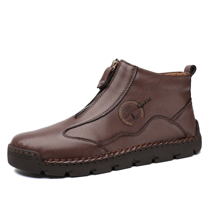 ⏰Promotion - 70% OFF🔥Women's Casual Leather Non-slip Breathable Slip-On Cycling Orthopedic Boots - Improve Posture and Get Rid of Painless Walking and Standing