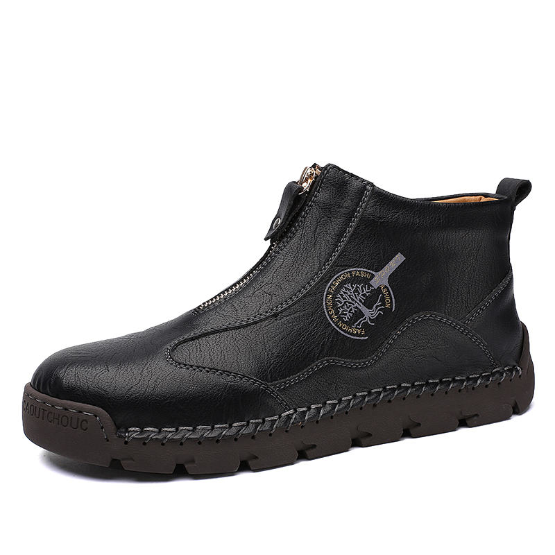 ⏰Promotion - 70% OFF🔥Women's Casual Leather Non-slip Breathable Slip-On Cycling Orthopedic Boots - Improve Posture and Get Rid of Painless Walking and Standing