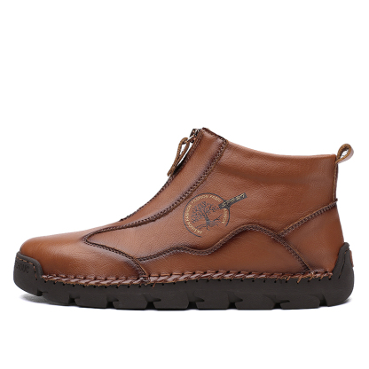 ⏰Promotion - 70% OFF🔥Women's Casual Leather Non-slip Breathable Slip-On Cycling Orthopedic Boots - Improve Posture and Get Rid of Painless Walking and Standing
