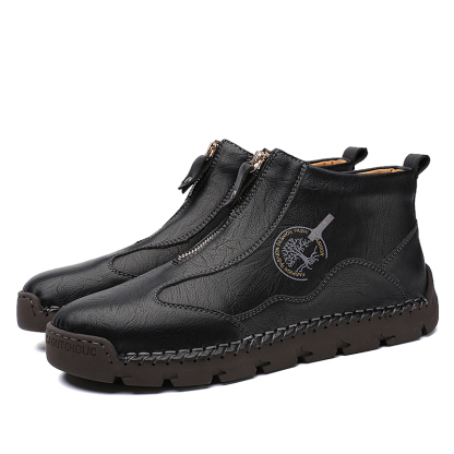 ⏰Promotion - 70% OFF🔥Women's Casual Leather Non-slip Breathable Slip-On Cycling Orthopedic Boots - Improve Posture and Get Rid of Painless Walking and Standing