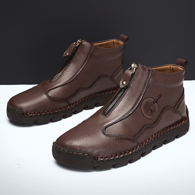 ⏰Promotion - 70% OFF🔥Women's Casual Leather Non-slip Breathable Slip-On Cycling Orthopedic Boots - Improve Posture and Get Rid of Painless Walking and Standing