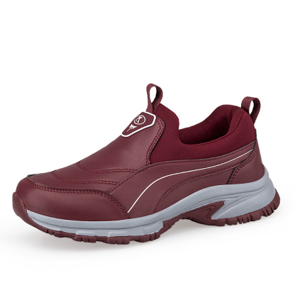 🌸🎉 Trendy Must-Have! Only a Few Left! ✨🥿💫Women's Daily Comfortable Breathable Non-Slip Wear-Resistant Waterproof Slip-On Orthopedic Shoes Leather Shoes