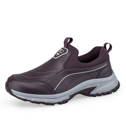 🌸🎉 Trendy Must-Have! Only a Few Left! ✨🥿💫Women's Daily Comfortable Breathable Non-Slip Wear-Resistant Waterproof Slip-On Orthopedic Shoes Leather Shoes