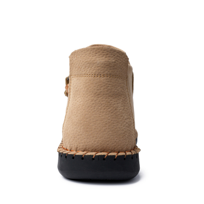 🔥Last Day Sale 70% OFF🔥 - ✨Womens Casual Leather Shoes Ankle Chukka Boots Slip On Lightweight Loafers Mid top Walking Driving Shoes