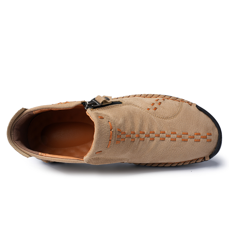 🔥Last Day Sale 70% OFF🔥 - ✨Womens Casual Leather Shoes Ankle Chukka Boots Slip On Lightweight Loafers Mid top Walking Driving Shoes
