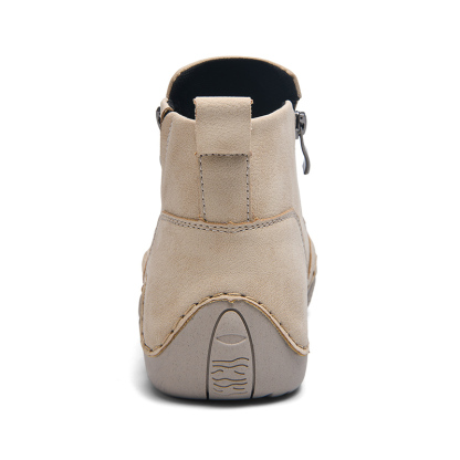 🏃‍♀️👢Promotion - 70% OFF! ✨Women's Outdoor Comfort Waterproof Non-slip Slip-On Driving Boots Wide Toe Orthopedic Shoes - Proven Plantar Fasciitis, Foot and Heel Pain Relief