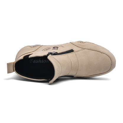 🏃‍♀️👢Promotion - 70% OFF! ✨Women's Outdoor Comfort Waterproof Non-slip Slip-On Driving Boots Wide Toe Orthopedic Shoes - Proven Plantar Fasciitis, Foot and Heel Pain Relief