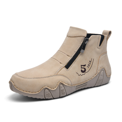 🏃‍♀️👢Promotion - 70% OFF! ✨Women's Outdoor Comfort Waterproof Non-slip Slip-On Driving Boots Wide Toe Orthopedic Shoes - Proven Plantar Fasciitis, Foot and Heel Pain Relief