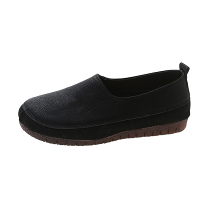 🔥Limited Time Offer 50% OFF🔥Women's Loafers Flat Slip-On Shoes Leather Soft Low Heel for Casual Office Walking - Proven Plantar Fasciitis, Foot and Heel Pain Relief