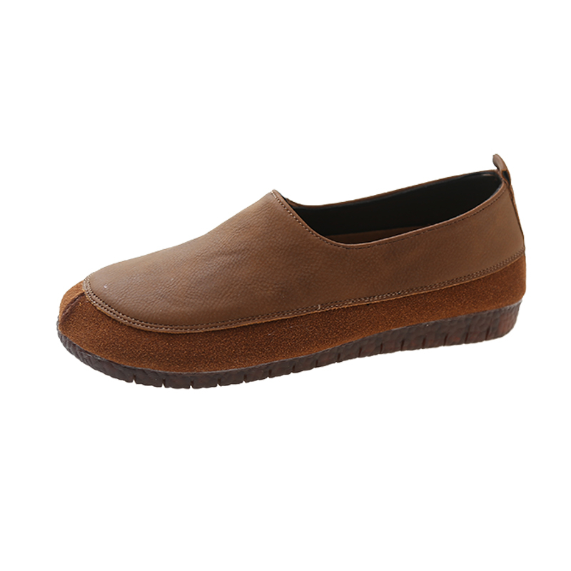 🔥Limited Time Offer 50% OFF🔥Women's Loafers Flat Slip-On Shoes Leather Soft Low Heel for Casual Office Walking - Proven Plantar Fasciitis, Foot and Heel Pain Relief