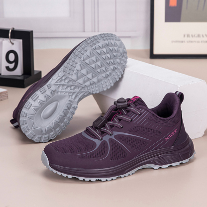 🌸🎉 Limited Time Offer 50% OFF ✨🥿💫Women's Waterproof Hiking Shoes Quick Laces Outdoors Walking Trekking Camping Tennis Sneakers