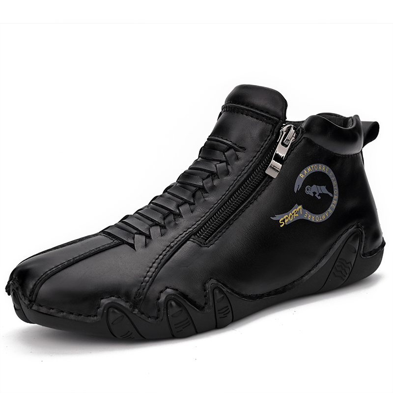⏰Promotion - 70% OFF🔥Women's Waterproof Casual Ankle Boots for Hiking Camping & Driving Double Side Zipper - Proven Plantar Fasciitis, Foot and Heel Pain Relief