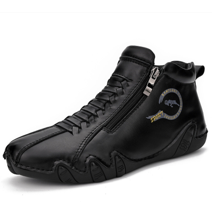 ⏰Promotion - 70% OFF🔥Women's Waterproof Casual Ankle Boots for Hiking Camping & Driving Double Side Zipper - Proven Plantar Fasciitis, Foot and Heel Pain Relief