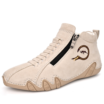 ⏰Promotion - 70% OFF🔥Women's Waterproof Casual Ankle Boots for Hiking Camping & Driving Double Side Zipper - Proven Plantar Fasciitis, Foot and Heel Pain Relief