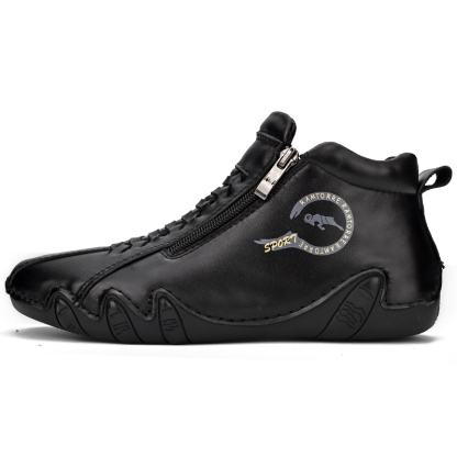 ⏰Promotion - 70% OFF🔥Women's Waterproof Casual Ankle Boots for Hiking Camping & Driving Double Side Zipper - Proven Plantar Fasciitis, Foot and Heel Pain Relief
