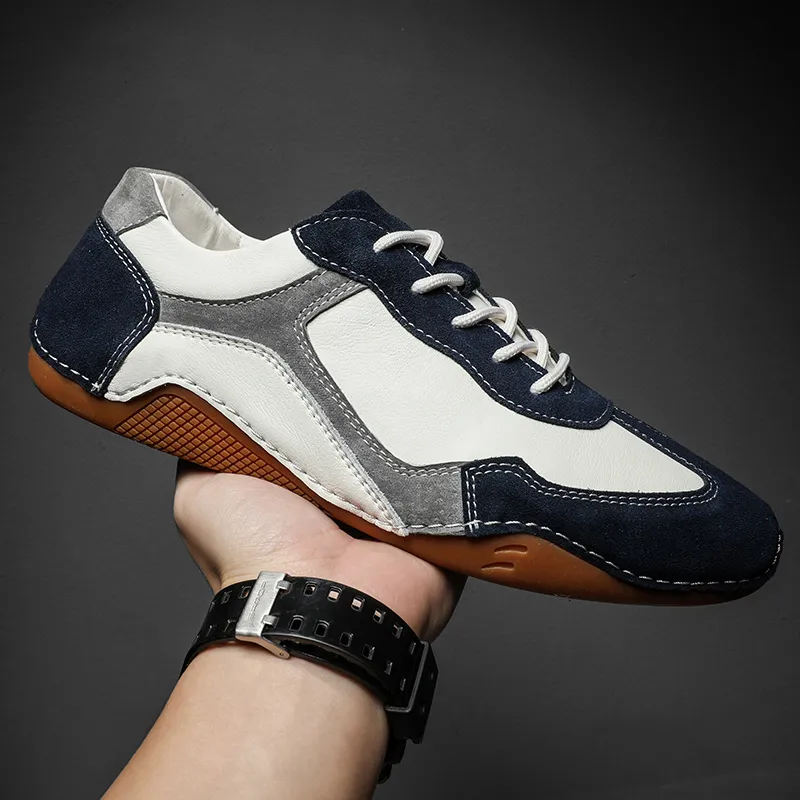 🔥On This Week Sale OFF 70%🔥Barefoot Walking Shoes Couple Fashion Color Blocking Casual Lightweight Commute Sneakers Slip-on Shoes - Improve Posture and Get Rid of Painless Walking and Standing