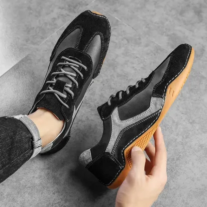 🔥On This Week Sale OFF 70%🔥Barefoot Walking Shoes Couple Fashion Color Blocking Casual Lightweight Commute Sneakers Slip-on Shoes - Improve Posture and Get Rid of Painless Walking and Standing