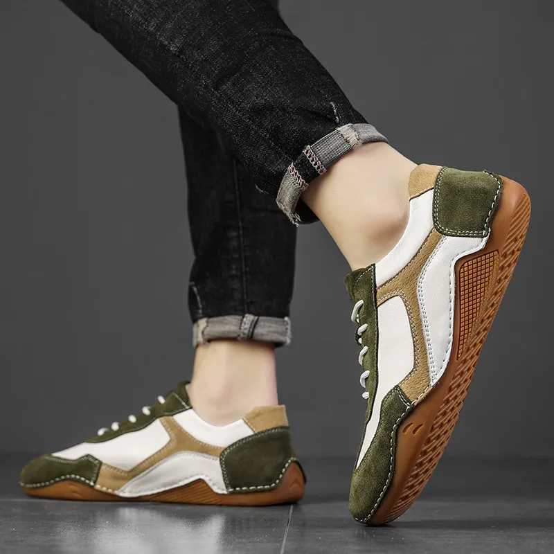 🔥On This Week Sale OFF 70%🔥Barefoot Walking Shoes Couple Fashion Color Blocking Casual Lightweight Commute Sneakers Slip-on Shoes - Improve Posture and Get Rid of Painless Walking and Standing