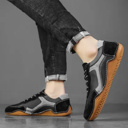 🔥On This Week Sale OFF 70%🔥Barefoot Walking Shoes Couple Fashion Color Blocking Casual Lightweight Commute Sneakers Slip-on Shoes - Improve Posture and Get Rid of Painless Walking and Standing