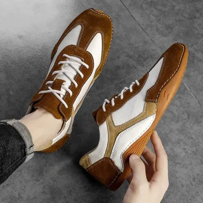 🔥On This Week Sale OFF 70%🔥Barefoot Walking Shoes Couple Fashion Color Blocking Casual Lightweight Commute Sneakers Slip-on Shoes - Improve Posture and Get Rid of Painless Walking and Standing