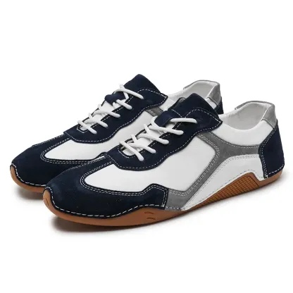 🔥On This Week Sale OFF 70%🔥Barefoot Walking Shoes Couple Fashion Color Blocking Casual Lightweight Commute Sneakers Slip-on Shoes - Improve Posture and Get Rid of Painless Walking and Standing
