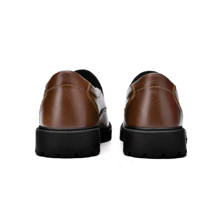 🔥On This Week Sale OFF 70%🔥Men's Classic 100% Genuine Leather Handcrafted Slip-On Shoes – Waterproof, Lightweight, Anti-Slip Sole