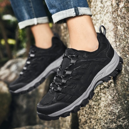 ⏰Promotion - 70% OFF🔥Men's All-Terrain Waterproof Lightweight Hiking Shoes Orthopedic Work Shoes