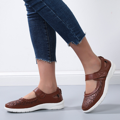 🔥Last Day 50% OFF ⏰Women's Comfort Leather Orthopedic Shoes - Proven Plantar Fasciitis, Foot and Heel Pain Relief