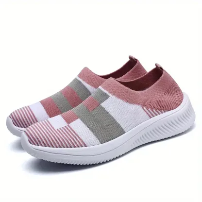 🔥Last Day Promotion 70% OFF⏰Women's Colorblock Comfortable & Breathable Slip On Sports Orthopedic Shoes