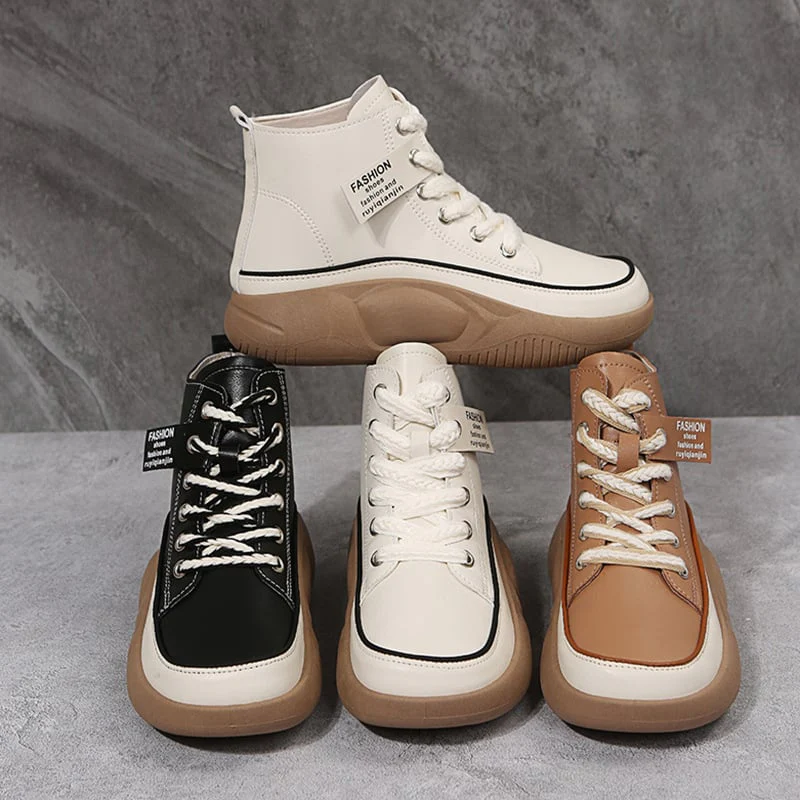 🔥Women's High Top Thick Sole Martin Boots🔥 (SALE 70% OFF)
