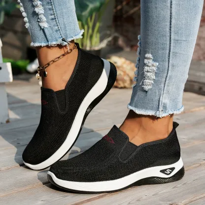 🔥Last Day Promotion 70% OFF🔥-Women's Comfortable Breathable Knitted Sneakers - Proven Plantar Fasciitis, Foot and Heel Pain Relief