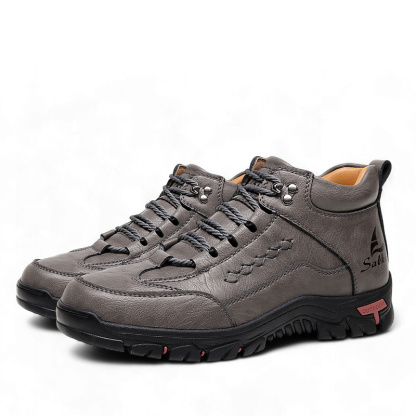 (⏰Last Day 70% OFF🔥)Men's Comfortable Wear-resistant Orthopedic Hand-sewn Leather Shoes - Shock Absorbing Effect, Relaxes Muscles And Relieves Foot Pain