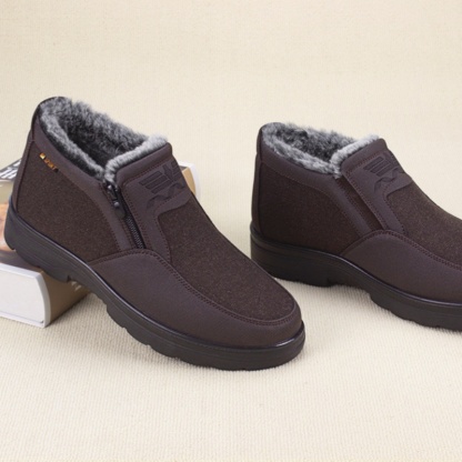 🔥Hot Sale 70% OFF🎉Men's Everyday Warm Orthopedic Waterproof And Non-Slip Slip-On Shoes - The best gift for your family