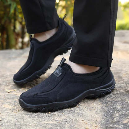 (⏰Limited Time Sale 70% OFF) Men's Orthopedic Slip-On Shoes, Lightweight Comfortable Wide Toe Walking Shoes