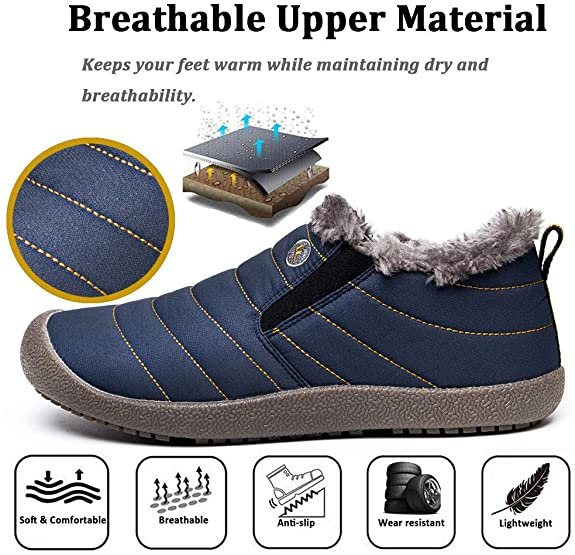 ⏰Promotion - 70% OFF🔥Women's Waterproof Warm Plush Lined Outdoor Snow Ankle Boots - Improve Posture and Get Rid of Painless Walking and Standing