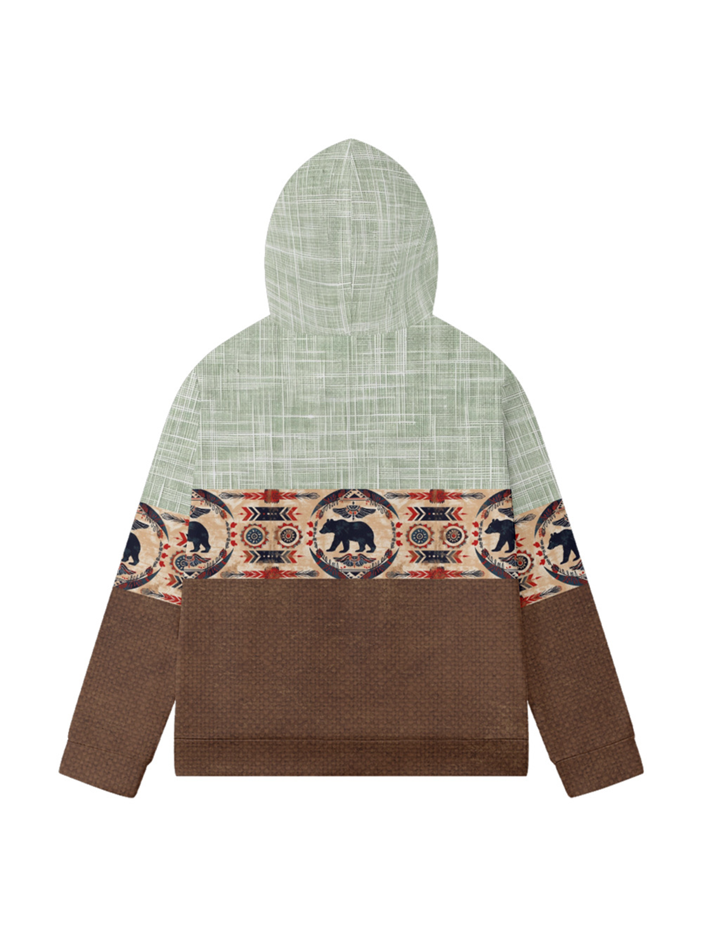 Herren Sweatshirt mit Kapuze und Reißverschluss