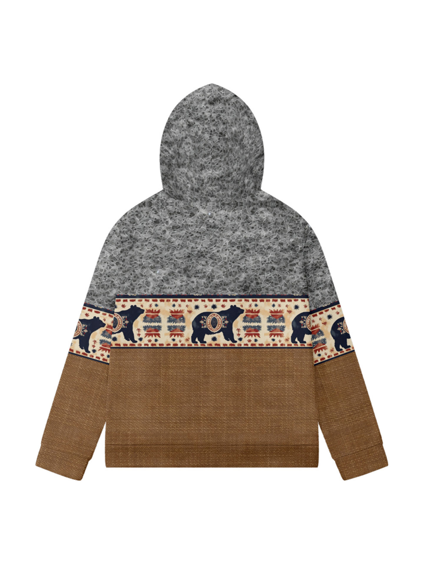 Herren Sweatshirt mit Kapuze und Reißverschluss