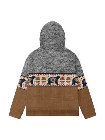 Herren Sweatshirt mit Kapuze und Reißverschluss