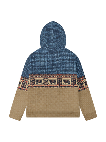Herren Sweatshirt mit Kapuze und Reißverschluss