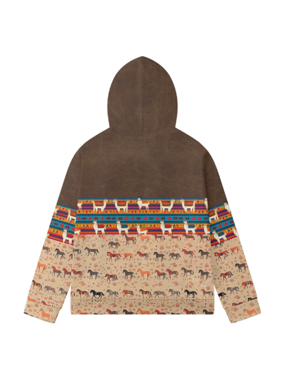 Herren Sweatshirt mit Kapuze und Reißverschluss