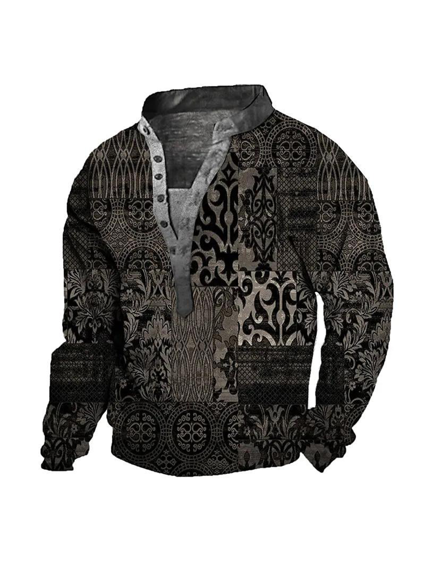 Herren Western Style Ethnisches Sweatshirt