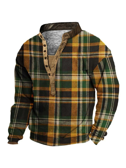 Herren Western Style Ethnisches Sweatshirt