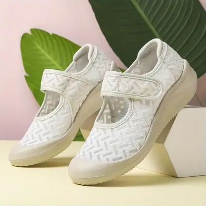 🔥Limited Time Offer 70% OFF🔥 Women's Velcro Mesh Orthopedic Casual Shoes - Proven Plantar Fasciitis, Foot and Heel Pain Relief