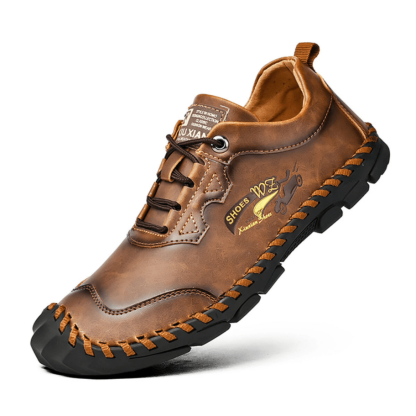 🔥Halloween Offer🎁--70% OFF 🎉Men Hand Stitching Non-slip Soft Bottom Casual Leather Shoes