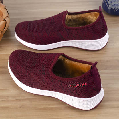Owlkay Women's Warm Anti-slip Sports Cotton Shoes