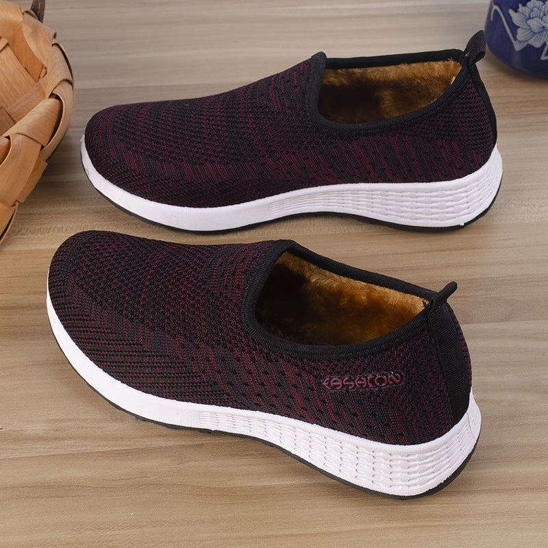 Owlkay Women's Warm Anti-slip Sports Cotton Shoes