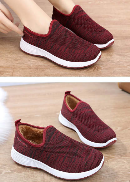 Owlkay Women's Warm Anti-slip Sports Cotton Shoes